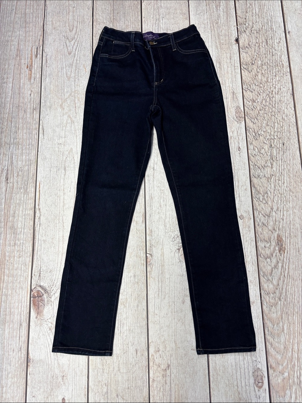 NYDJ High-Rise Straight Leg Women’s Jeans in Dark Wash